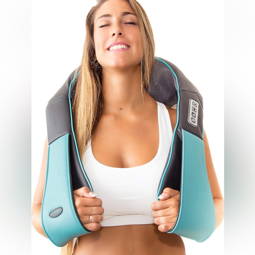 Naipo Shiatsu Neck and Shoulder Massager - Black and Teal